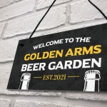 PERSONALISED Beer Garden Pub Sign Novelty Garden Home Bar