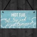 Novelty Hot Tub Signs For Garden Home Decor Gifts For Hot Tub