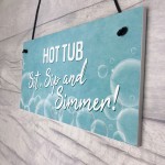 Novelty Hot Tub Signs For Garden Home Decor Gifts For Hot Tub