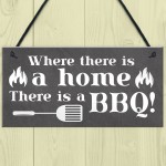Funny BBQ Sign For Garden Shed Summerhouse Man Cave Gift