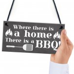 Funny BBQ Sign For Garden Shed Summerhouse Man Cave Gift