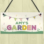 Childs Garden Sign Personalised Summerhouse Sign Colourful