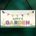 Childs Garden Sign Personalised Summerhouse Sign Colourful