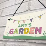 Childs Garden Sign Personalised Summerhouse Sign Colourful