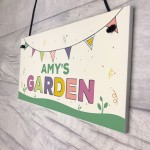 Childs Garden Sign Personalised Summerhouse Sign Colourful