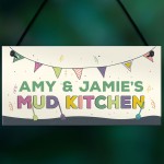Childs Mud Kitchen Sign Personalised Garden Shed Sign Son Gift