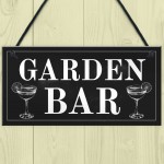 Shabby Chic Garden Bar Sign Hanging Wall Sign For Bar