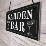 Shabby Chic Garden Bar Sign Hanging Wall Sign For Bar
