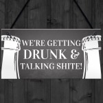 Funny Home Bar Sign Alcohol Gift Beer Wine Gin Gift Man Cave