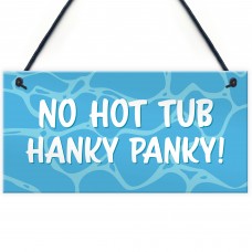 Funny Hot Tub Sign Garden Summerhouse Decor Rude Home Gift