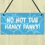 Funny Hot Tub Sign Garden Summerhouse Decor Rude Home Gift