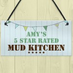 Funny Mud Kitchen Sign Personalised Playhouse Garden Sign