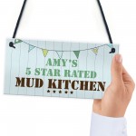 Funny Mud Kitchen Sign Personalised Playhouse Garden Sign