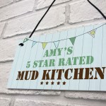 Funny Mud Kitchen Sign Personalised Playhouse Garden Sign