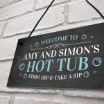 Funny Hot Tub Decor Signs Novelty Hanging Garden Signs Hot Tub