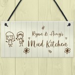 Cute Mud Kitchen Sign For Garden Summerhouse Daughter Son Kids