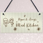 Cute Mud Kitchen Sign For Garden Summerhouse Daughter Son Kids