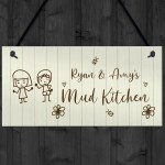 Cute Mud Kitchen Sign For Garden Summerhouse Daughter Son Kids