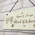 Cute Mud Kitchen Sign For Garden Summerhouse Daughter Son Kids