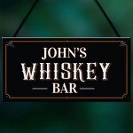 Vintage Personalised Whiskey Bar Sign Home Bar Pub Sign Alcohol