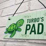 Turtoise Sign For Home PERSONALISED Pet Sign Turtle Sign