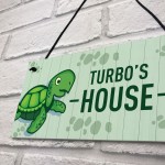 Quirky Tortoise Sign Personalised Turtle Sign Pet Gift