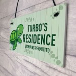 Tortoise Sign Personalised Novelty Tank Sign Pet Sign Pet Gift