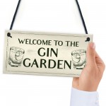 Gin Bar Welcome Sign Novelty Home Bar Decor Gifts Garden Sign