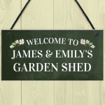 Personalised Garden Shed Sign Home Decor Hanging Door Sign