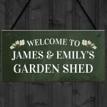 Personalised Garden Shed Sign Home Decor Hanging Door Sign