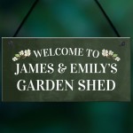 Personalised Garden Shed Sign Home Decor Hanging Door Sign