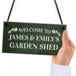 Personalised Garden Shed Sign Home Decor Hanging Door Sign