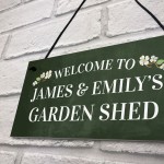 Personalised Garden Shed Sign Home Decor Hanging Door Sign