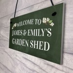 Personalised Garden Shed Sign Home Decor Hanging Door Sign