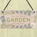 Personalised Garden Sign Home Decor Floral Summerhouse Sign