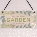 Personalised Garden Sign Home Decor Floral Summerhouse Sign