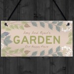 Personalised Garden Sign Home Decor Floral Summerhouse Sign