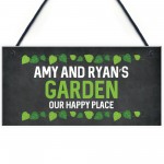 Personalised Shabby Chic Garden Sign Hanging Summerhouse Sign