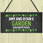 Personalised Shabby Chic Garden Sign Hanging Summerhouse Sign