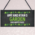 Personalised Shabby Chic Garden Sign Hanging Summerhouse Sign