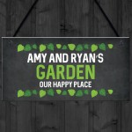 Personalised Shabby Chic Garden Sign Hanging Summerhouse Sign