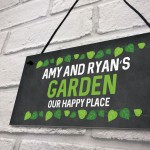 Personalised Shabby Chic Garden Sign Hanging Summerhouse Sign