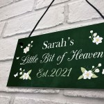 Personalised Garden Sign Bit Of Heaven Novelty Summerhouse Sign