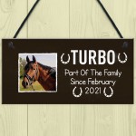Personalised Horse Sign Hanging Stable Sign Horse Lover Gift
