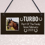 Personalised Horse Sign Hanging Stable Sign Horse Lover Gift