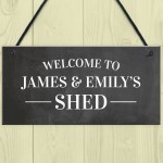 Welcome Sign For Shed Personalised Garden Shed Plaque