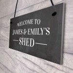 Welcome Sign For Shed Personalised Garden Shed Plaque