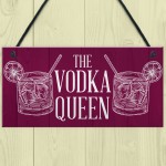 The Vodka Queen Funny Friendship Gift For Her Novelty Vodka Bar