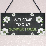 The Summer House Garden Sign Novelty Garden Shed Home Decor