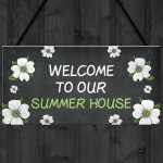 The Summer House Garden Sign Novelty Garden Shed Home Decor